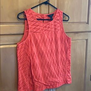 Jcrew eyelet tank
